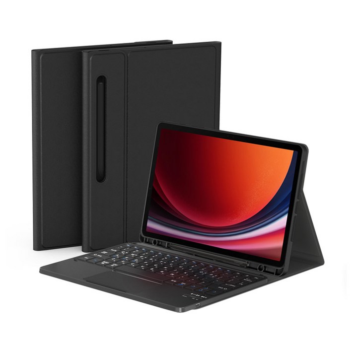 데이웍스 갤럭시탭 S9 플러스 S9 FE+ 블루투스 터치패드 키보드 케이스