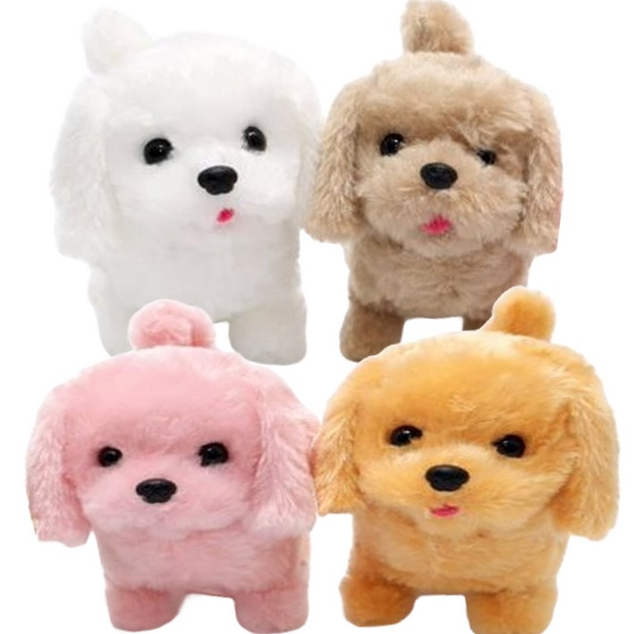 파피앙 움직이는 강아지 작동인형  건전지, 1개