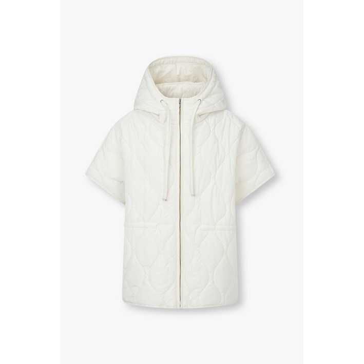 (( 지컷))  퀼팅 후디드 판초 점퍼 7225418001 뉴코아일산