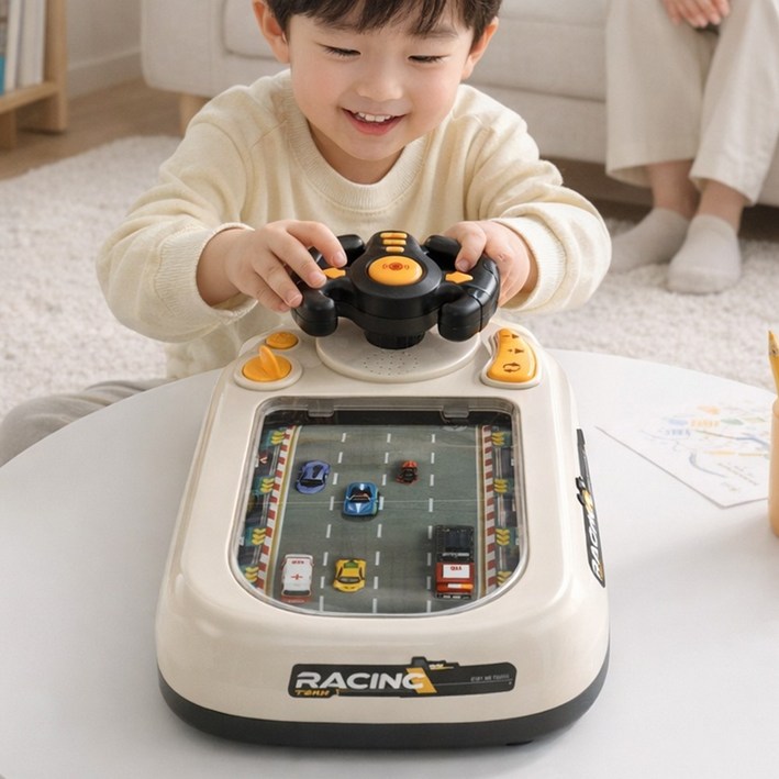 토요요 레이싱 게임 핸들 콘솔 장난감 자동차 보드게임 미니카 장난감S-D1