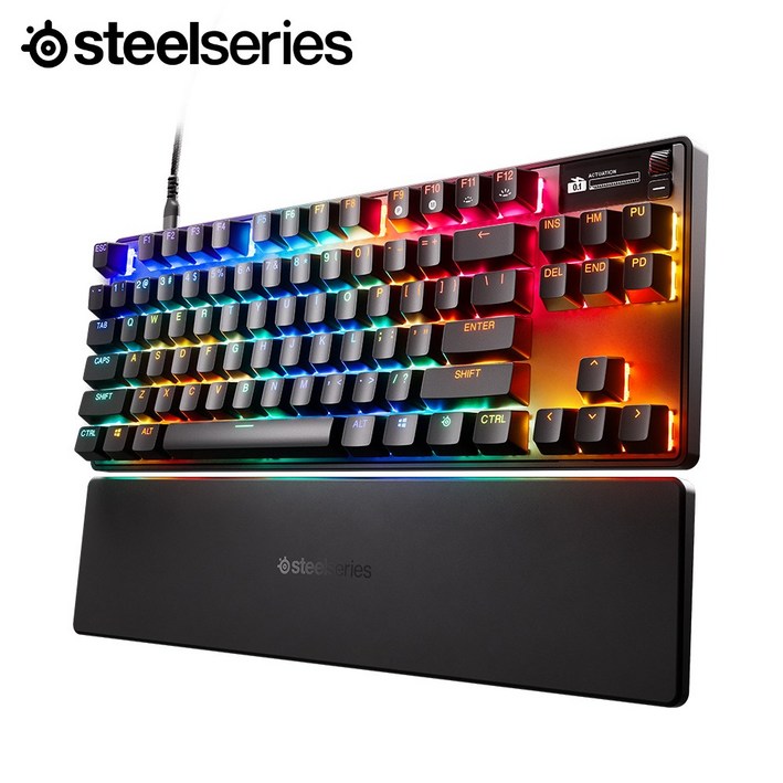 [사은품증정] 스틸시리즈 Apex Pro TKL Gen 3 - US 자석축 기계식 무선 게이밍키보드 64740