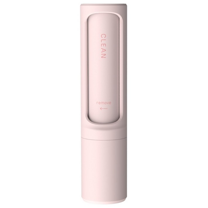 롤러블 휴대용 회전 스틱 보풀 먼지 제거기 클리너 코트 니트, 1개, 핑크