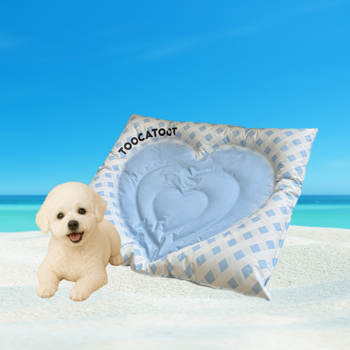 [Roomfittie 루미피티] 강아지 고양이 쿨매트 냉감 꿀잠 젤 방수 방석 여름 필수템