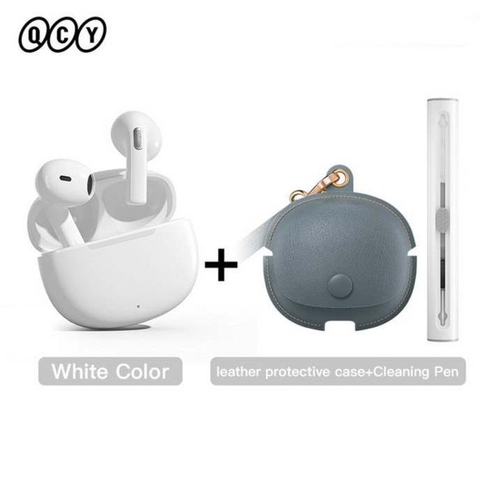 QCY T20 무선 이어폰 블루투스 5.3 HIFI 헤드폰 낮은 지연율 68ms
