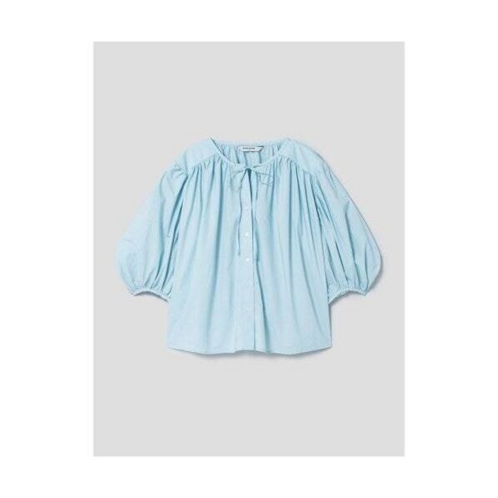 에잇세컨즈코튼 볼륨 블라우스 스카이 블루 (113764AY2Q) 438376
