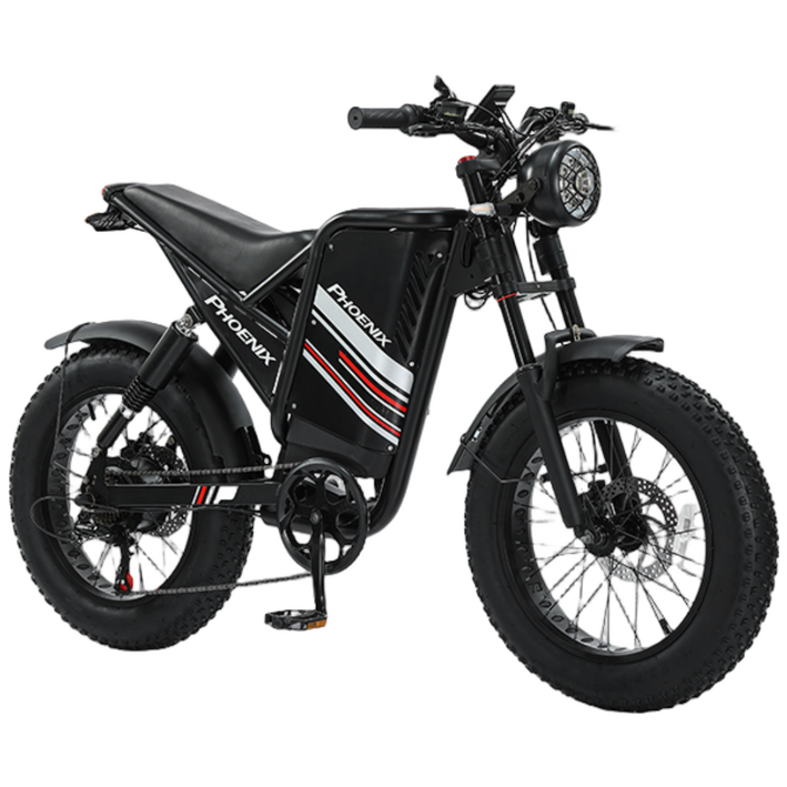 헌터로이드 400W 무브러시 모터 오프로드 전기자전거 전동 출퇴근 48V 리튬배터리