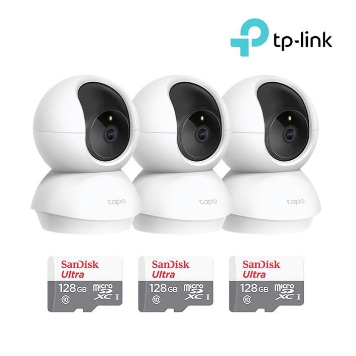 TP-Link Tapo C210+128GB Micro SD카드 3팩 자가설치 CCTV세트