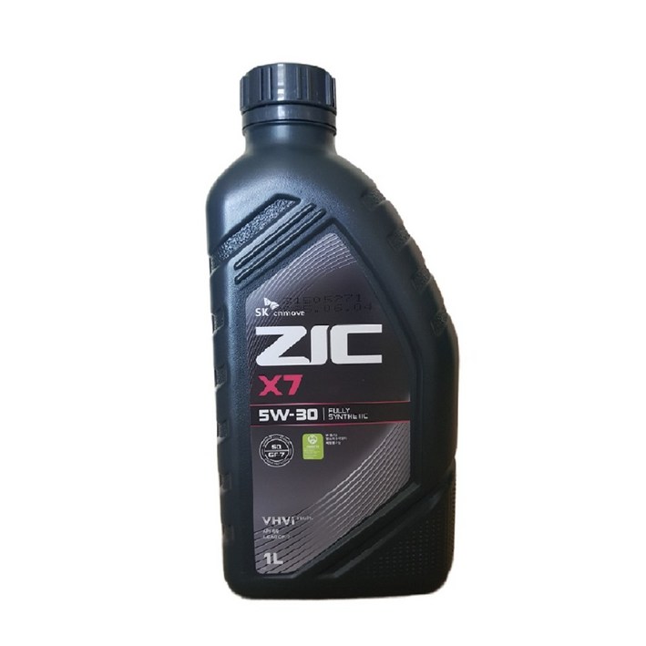 오일마트 SK 지크 ZIC X7 5W30 1리터 SQ 합성 가솔린엔진오일 최신 SQ등급으로 업그레이드