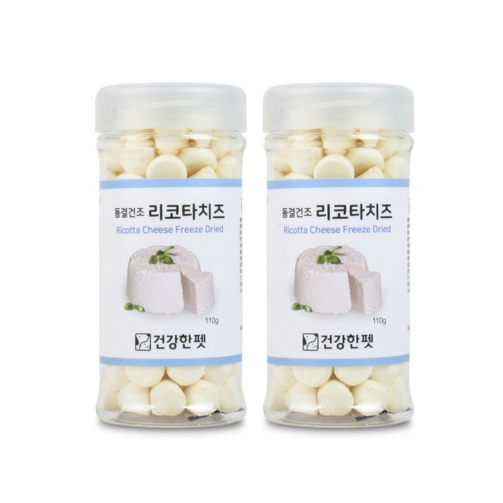 건강한펫 동결건조 리코타치즈 110g x 2 건강한펫 동결건조 리코타치즈 110g x 2