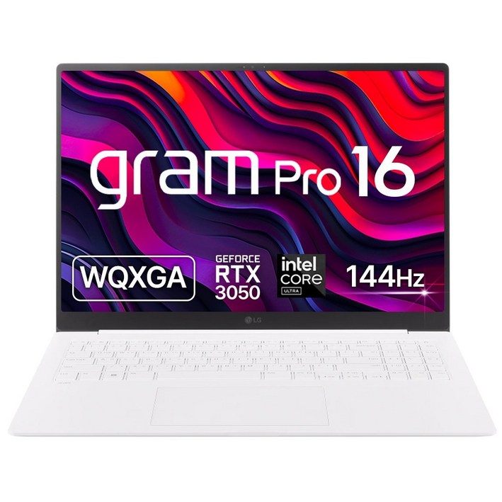 LG전자 그램 Pro 16ZD90SP-EX79K 코어 울트라7 RTX3050, 에센스 화이트, 16ZD90SP-EX79K, 768GB, 32GB, WIN11 Home