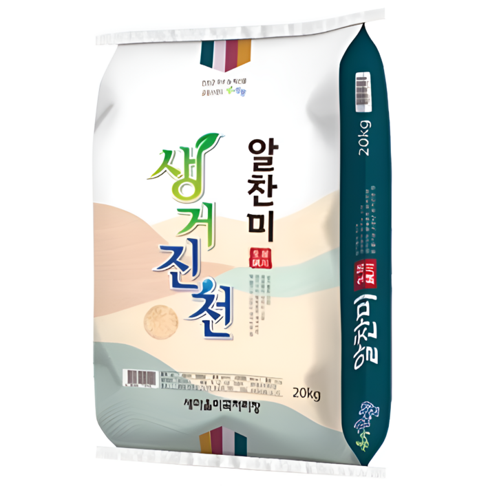 백미 햅쌀 진천쌀 생거진천알찬미 20kg, 1개, 20kg, 상등급