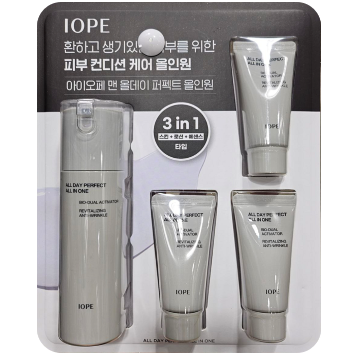 아이오페 맨 올데이 퍼펙트 올인원 120ml30ml X 3개
