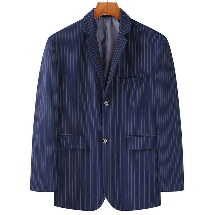 본정장 맨잇슈트 남성정장세트 XL8XL 추장 빅사이즈 남성사복 싱글웨스트 스트라이프 패션 캐주얼 정장 1921종 P120
