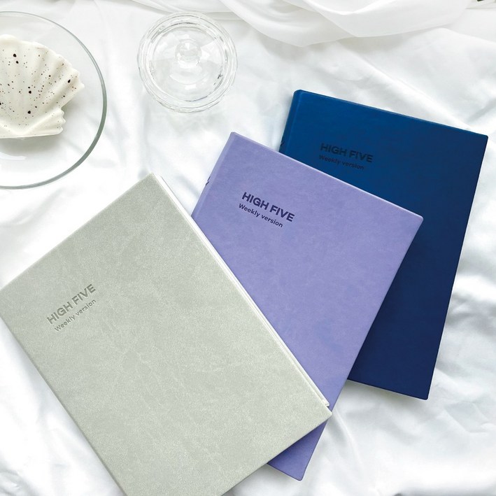 갓생 플래너 하이파이브 위클리 주간 플래너 스케쥴러 다이어리  반기형, 연그레이