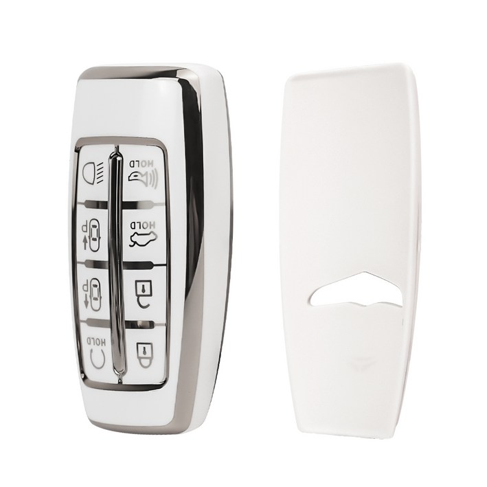 MODACE 제네시스 자동차키 케이스 6버튼/8버튼 TPU 소프트젤 보호 케이스