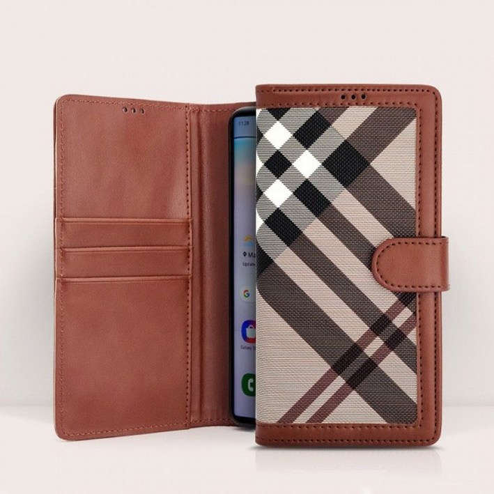 갤럭시AJ앨빈 체크 다이어리 카드수납 케이스 A32 A42 A52 A82 퀀텀 와이드 진 A6 A7 A8 A9프로 A12 A20