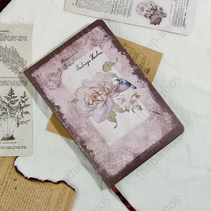 레트로 감성 크라프트지 두꺼운 유럽풍 빈티지 스타일 다이어리 꾸미기 예쁜노트 비밀일기장 대학노트 활용 가능