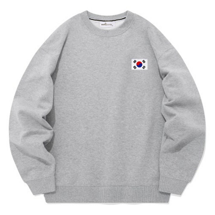 이그잼플 코리아 아미 태극기 로카티 ROKA 패치 오버핏 맨투맨