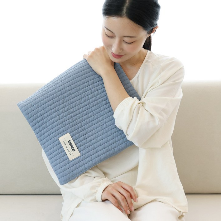 테슬테즐 바이오워싱 전기 온열 찜질기 TZB501, 블루, TZB501