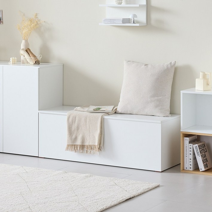 몬트디자인 담소 1200 수납 벤치 의자 낮은수납장 4colors