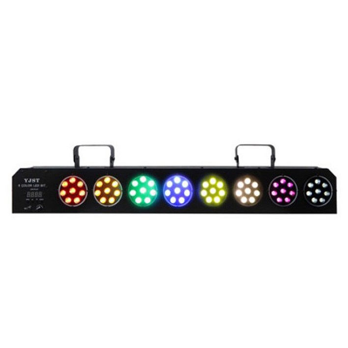 YC864 LED 8구 비트 64 멀티 파라이트 강당 교회 행사 무대조명 특수조명