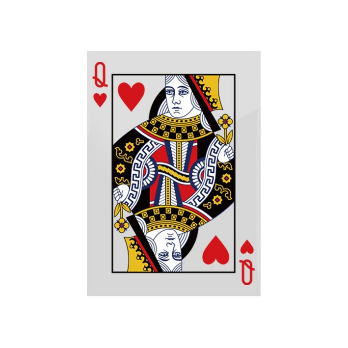 포커 거울 포토존 미러 트럼프카드 방 인테리어 벽 부착식