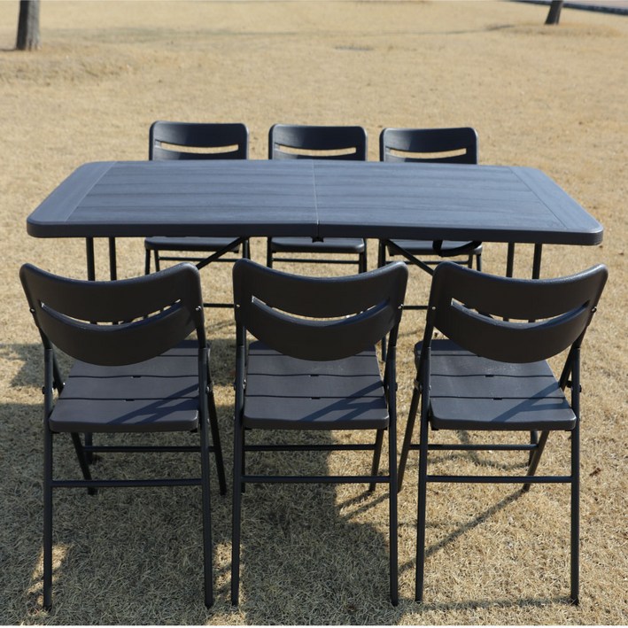 멜핑 야외 테이블 의자 세트 브로몰딩 테라스 정원 접이식 캠핑 카페