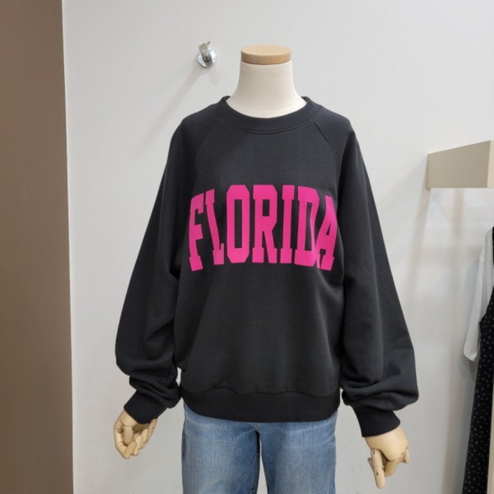 [시에로] FLORIDA  로고 후로피 맨투맨 티셔츠-SH4TSF482