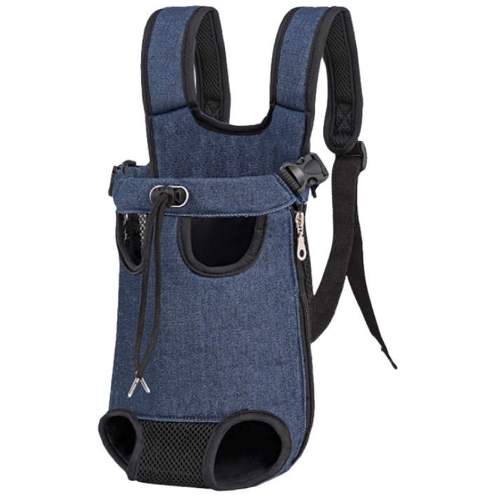 애견 가방 앞 가방 캣츠 이동 가방 애견 멜빵 앞바지 가방, 1개, 다크블루