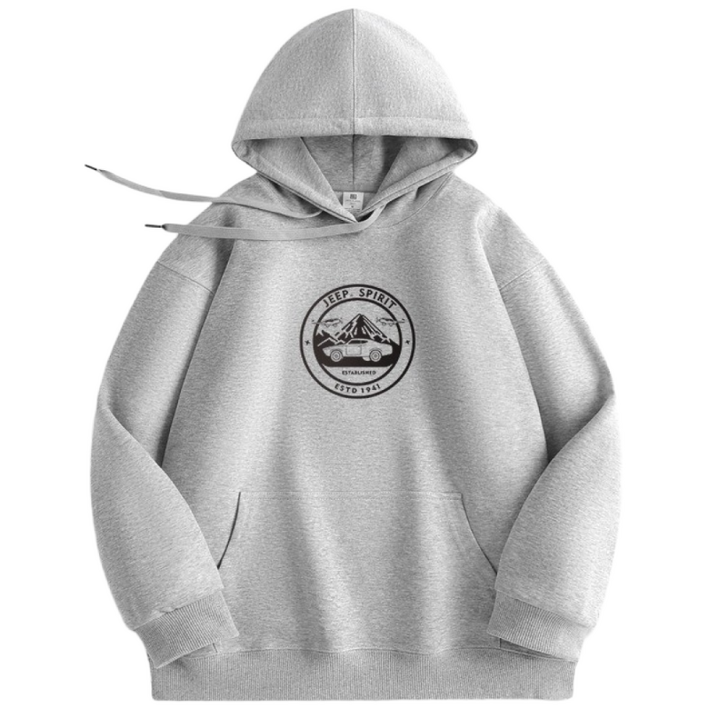 JEEP spirit (국내발송)후드티셔츠 NEW 남자 여자 남성 여성 티셔츠 가을 겨울 봄 JPHJ26AHM01-7
