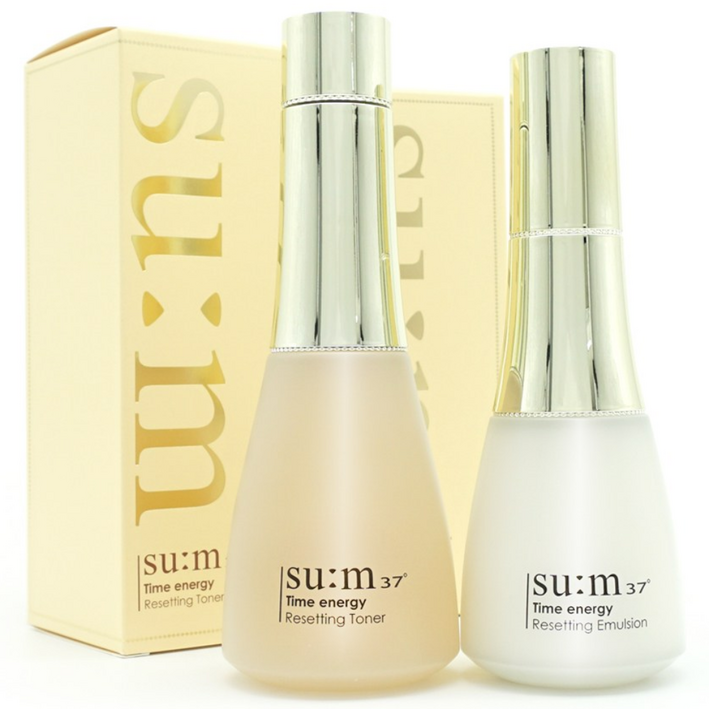 숨37도 타임 에너지 리셋팅 2종 단품 세트(토너 170ml+에멀전 120ml)