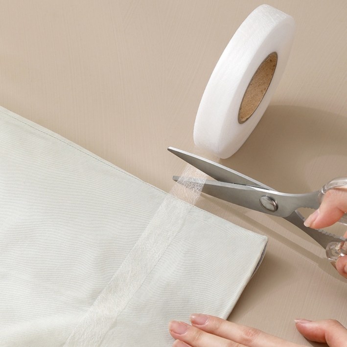 루니바 의류 바지 기장 셀프 옷 수선테이프, 1개, 화이트