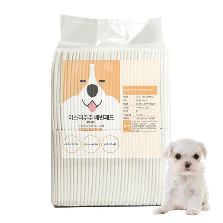 미스터추추 반려견 배변패드, 100개입, 1개