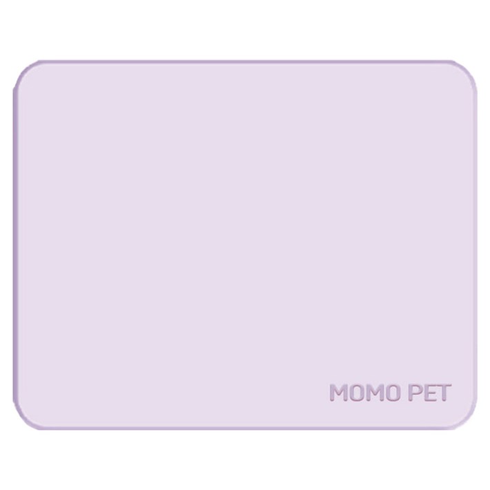모모펫 강아지 논슬립 실리콘 배변매트, 라이트 퍼플, 1개