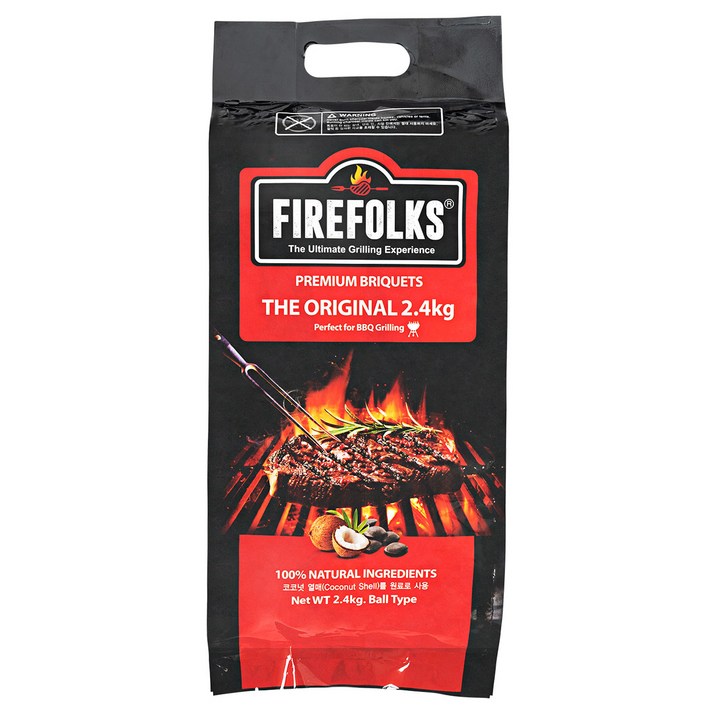 FIREFOLKS 더 오리지널 바비큐 캠핑 차콜 숯