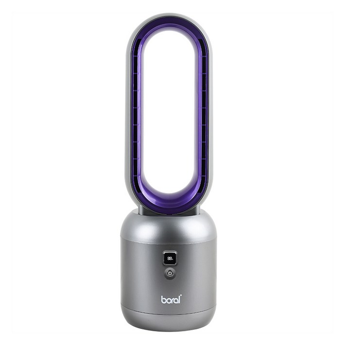 보랄 BLDC 무선 USB C타입 미니 6단 날개없는 저소음 선풍기 BRV145UF, BRV145UF퍼플