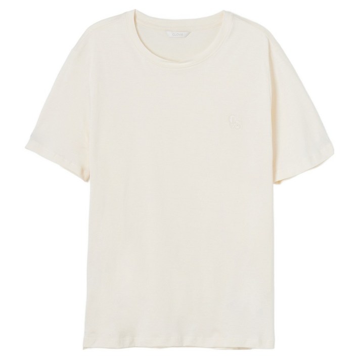 클라비스 여성용 수피마 코튼 루즈핏 티셔츠