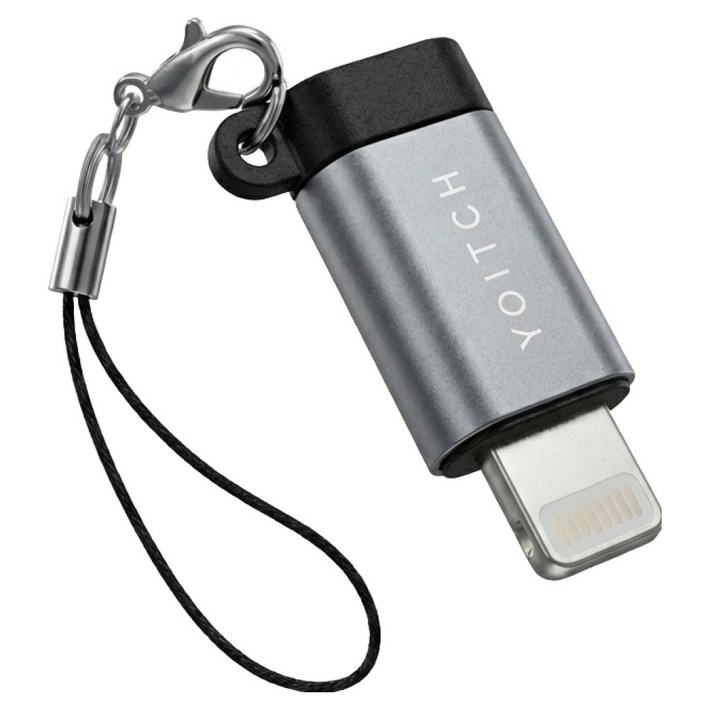 요이치 C타입애플8핀 변환 젠더  스트랩 고리 세트