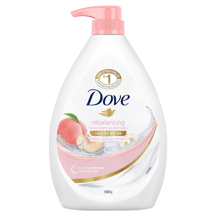 도브 리밸런싱 바디워시 화이트피치