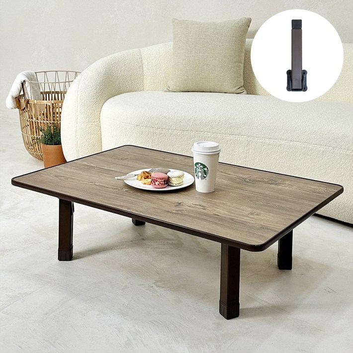 한일 국내 제조 2단 높이조절 접이식 테이블  교체용 상다리 세트, 02옹이