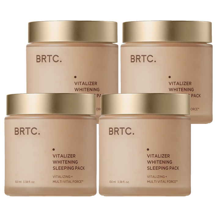비알티씨 바이탈라이저 화이트닝 슬리핑 팩, 100ml, 4개