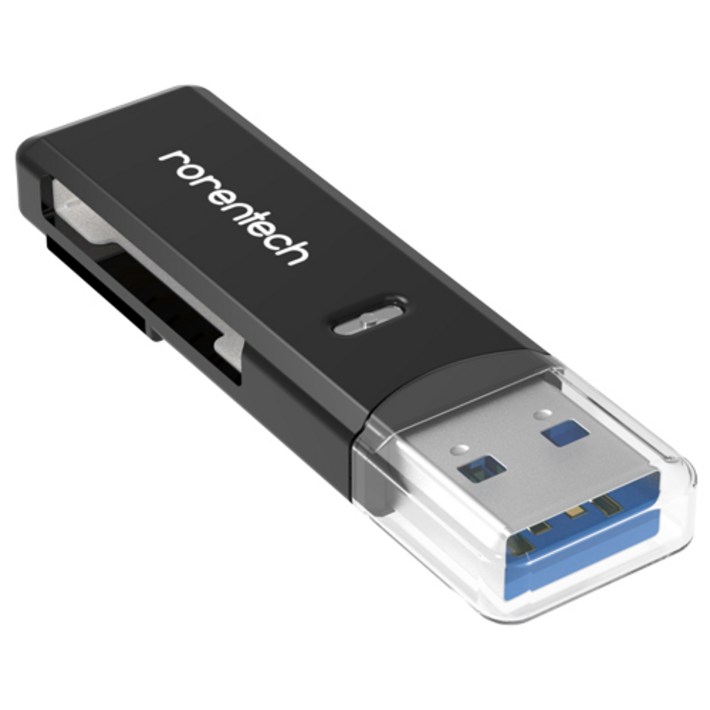로랜텍 USB 3.0 블랙박스 SD카드 멀티 카드 리더기, RTU197, 블랙, 1개 로랜텍 USB 3.0 블랙박스 SD카드 멀티 카드 리더기, RTU197, 블랙, 1개