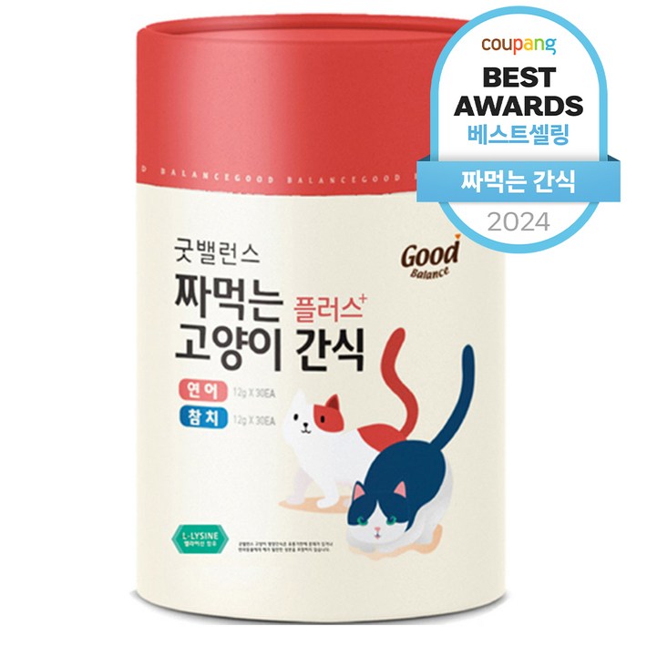 굿밸런스 짜먹는 고양이 간식 플러스
