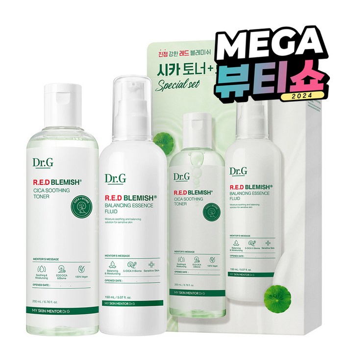 닥터지 레드 블레미쉬 시카 토너 200ml 로션 150ml 세트