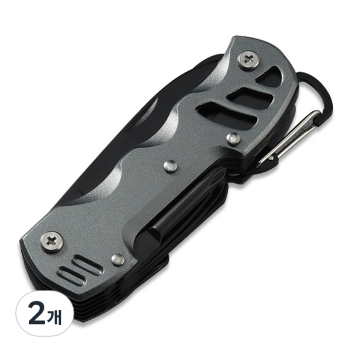 Dr.Tools 다용도 가정용 생활 공구 16 in 1 맥가이버칼 그레이