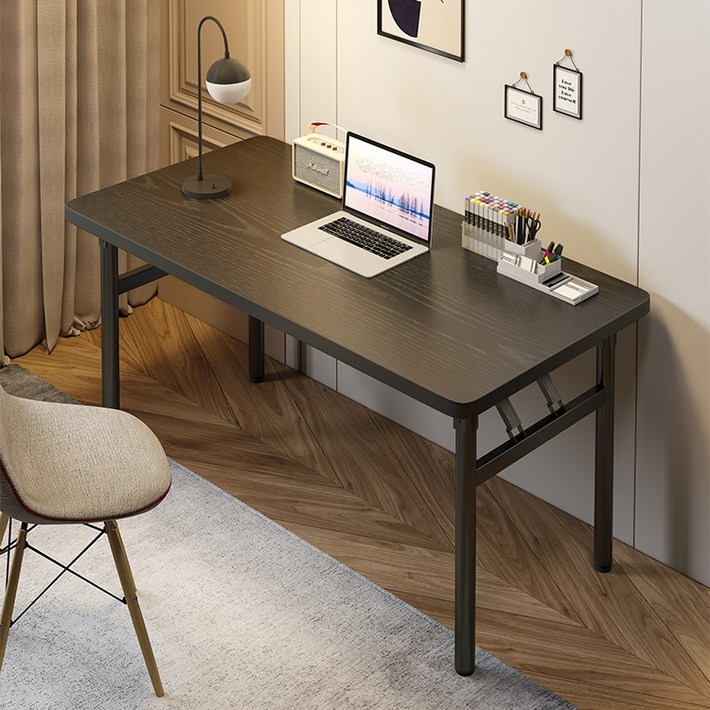 오브민 공간활용 철제 접이식 스틸 책상 식탁 테이블 800