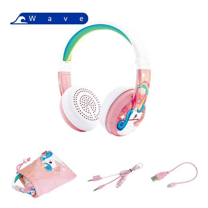 버디폰 웨이브 WAVE 어린이 청력보호 블루투스헤드셋 헤드폰 IP67방수 무선헤드셋 - 쇼핑앤샵