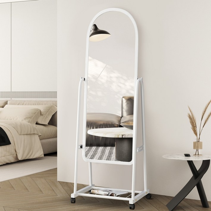 뷔이위이 전신거울 이동식 스탠드 거치형 거울 16043cm