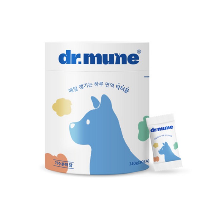 썬더펫 닥터뮨 오리진 가수분해원료 동충하초 면역영양제