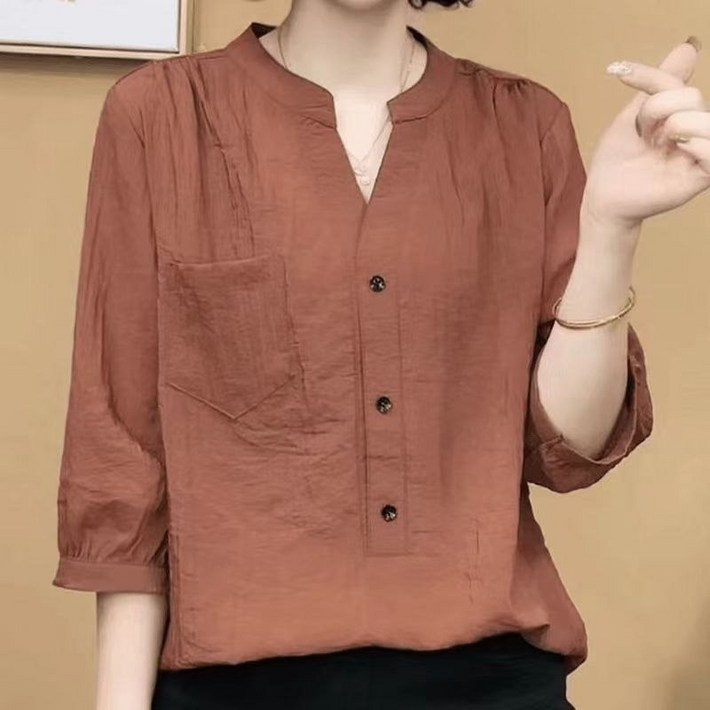 딜마켓 하만상의 여성 데일리 시원한 여름 블라우스 상의 딜마켓 하만상의 여성 데일리 시원한 여름 블라우스 상의